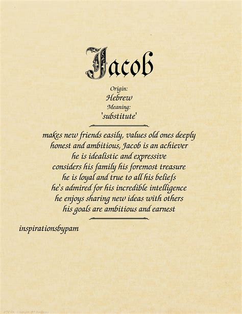 jacob meaning.